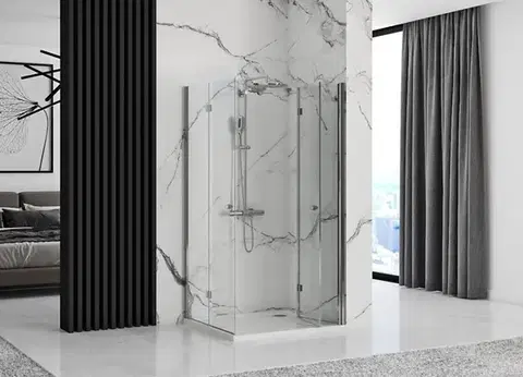 REA/S Skládací sprchový kout Rea Fold N2 Modulární 80x100 KAB-00008