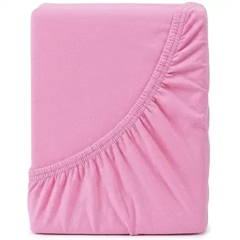 4Home Jersey prostěradlo IDEAL růžová, 60 x 120 cm, 60 x 120 cm