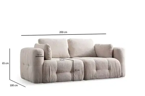 Dvoumístná pohovka Amaris 2 Seater - Beige