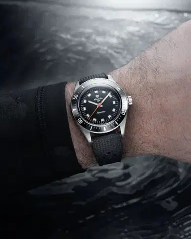 Nivada Grenchen Aquamar Black - Flat Link Bracelet