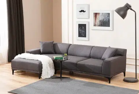 Rohová sedací souprava Petra L Corner - Anthracite