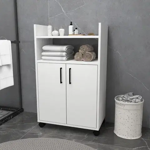 Víceúčelová skříňka Tiraks - White