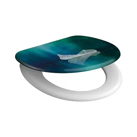 Eisl Duroplastové sedátko se zpomalovacím mechanismem SOFT-CLOSE Padající kapka 82153