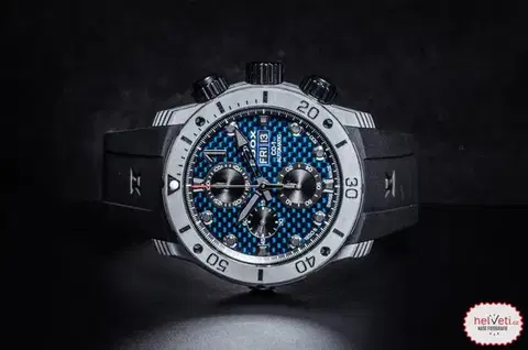 EDOX CO-1 Carbon Chronograph Automatic 01125-CLNGN-BUNN