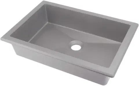 DEANTE Correo metallic grey Granit umyvadlo 500x400 mm CQR_SU5U