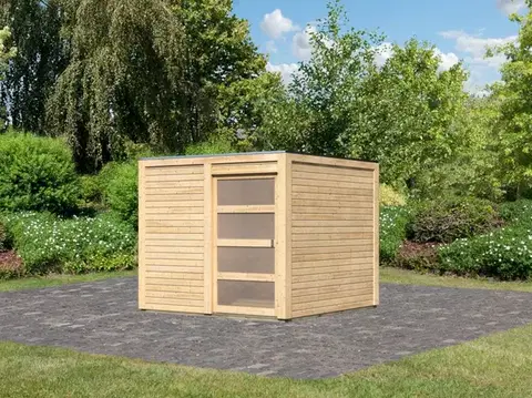 Dřevěný zahradní domek QUBIC 1 Lanitplast