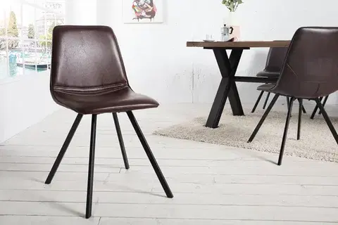 Jídelní židle 4 ks AMYKLAS Dekorhome