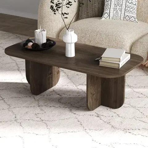 Konferenční stolek Becaj - Walnut