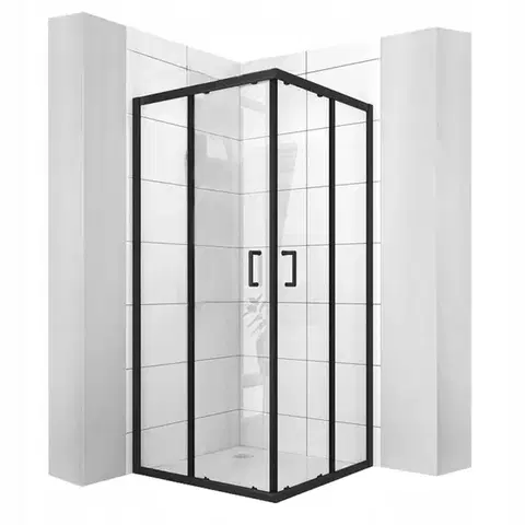 CALANI Sprchový kout VITO 80*80 černá CAL-K6002