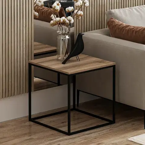 Odkládací stolek Basak Walnut