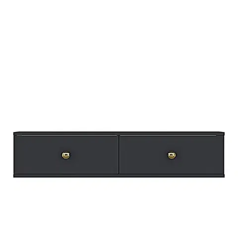 TV stolek Zuzu 120 - Anthracite, Gold