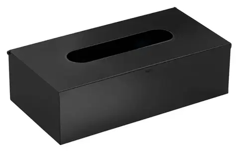 Gedy Zásobník na papírové kapesníky závěsný, 250x75x130 černá mat 230814