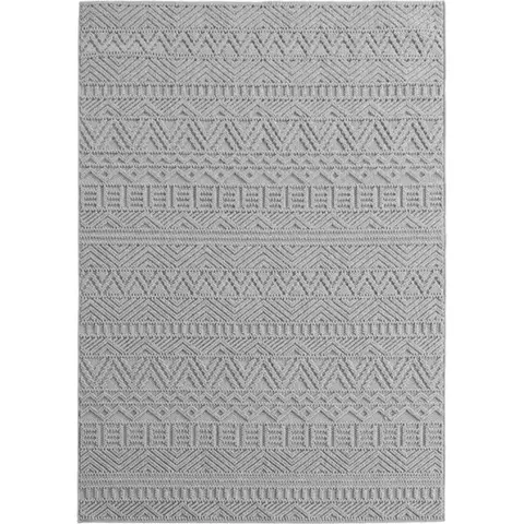 Ayyildiz, Kusový koberec Helix 2202 silver, 60x110, šedá, chodba / předsíň
