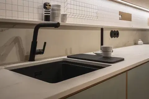 DEANTE Momi nero Granitový dřez, 1-bowl ZKM_N10A