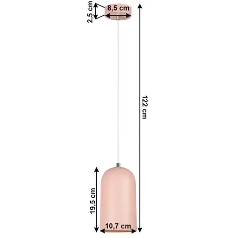 Závěsná lampa LUKEN Tempo Kondela