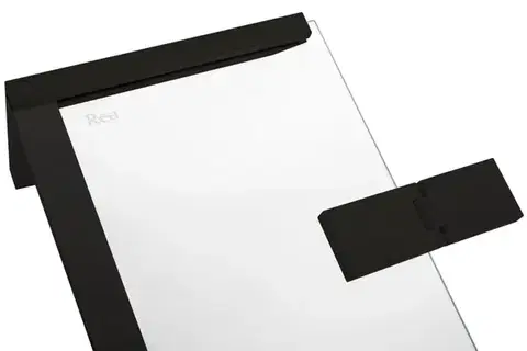 REA/S Sprchové Dveře Hugo 90 Black KPL-45207