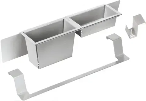 DEANTE Magnetic broušený satin Sada příslušenství pro dřez ZZMK011O