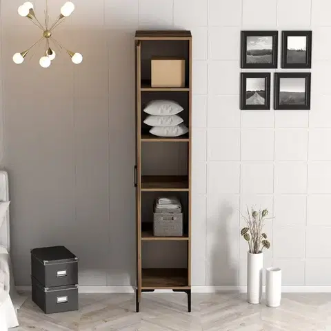Šatní skříň Kumsal S - Walnut