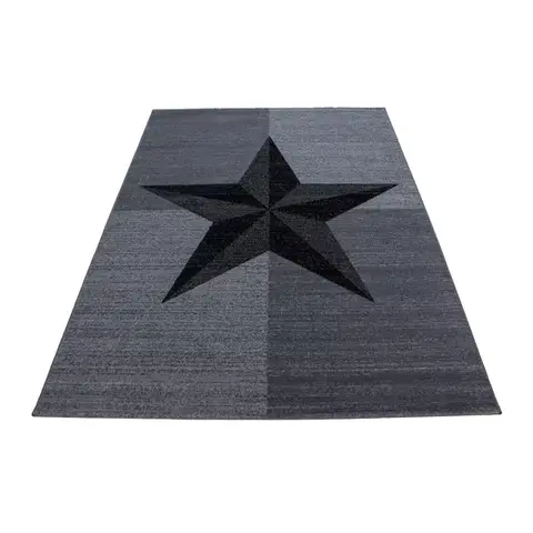 Ayyildiz, Kusový koberec Plus 8002 grey, 80x300, šedá, chodba / předsíň