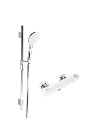 Sprchová baterie SAT Evolution se sprchovým setem 150 mm chrom SATBSEVO268SET SATBSEVO268SET