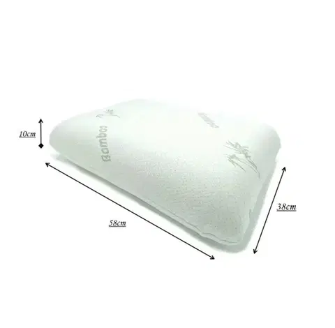 Anatomický polštář luxury Bamboo Memory 58x38x10cm TiaHome