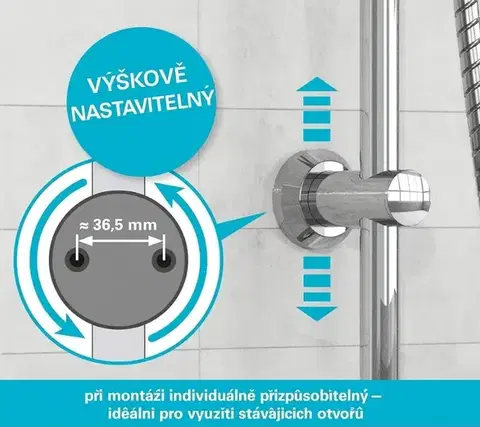 Eisl Sprchový set bez baterie-letní déšť HKDX1005CS