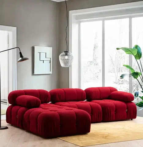 Taburet Bubble Pouffe - Red