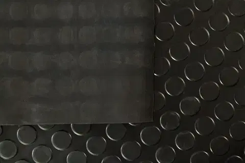 Gumová rohož Round-Button 100 cm