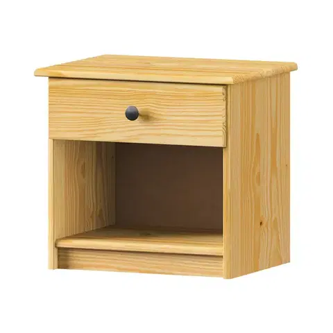 Noční stolek 8812K lak, kovové úchytky