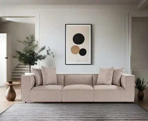 Trojmístná pohovka Sora 3 - Sand Beige