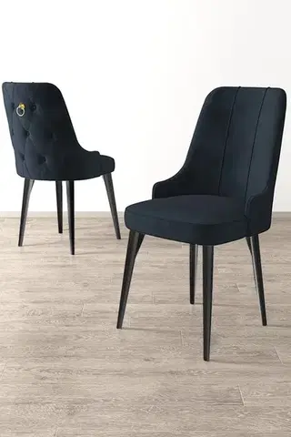 Sada židlí (4 kusy) Newa - Anthracite, Black