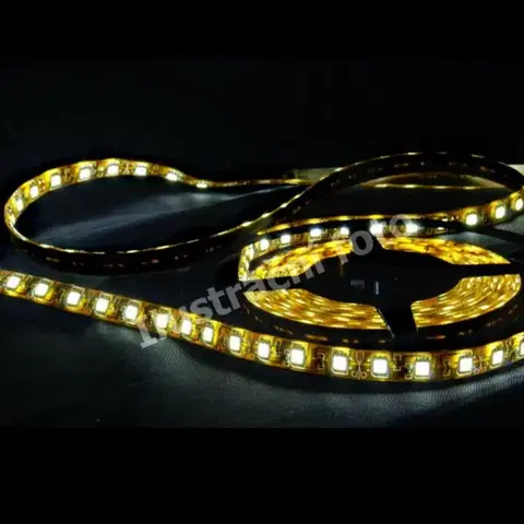 Schmachtl McLED LED pásek SMD5050 teple bílý, 60LED/m, IP54, DC 12V, 5m, 10mm, bílý PCB pásek 121.607.60.0
