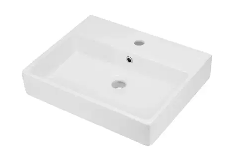 DEANTE Temisto bílá Keramické umyvadlo na desku 50x40 cm CDT_6U4S