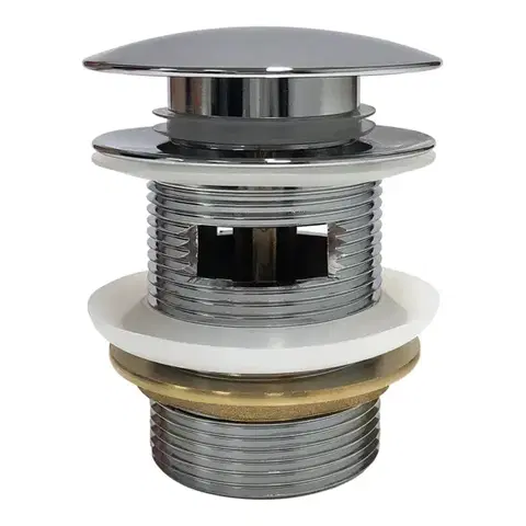 CERANO Vanová výpusť click-clack s přepadem 6/4 " chrom CER-429151