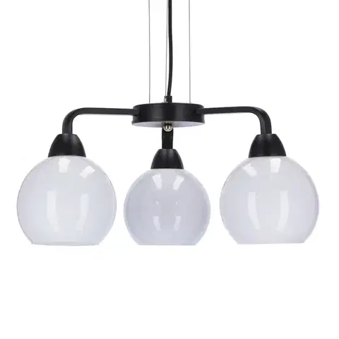 Závěsná lampa Caldera 3x60W E27 stínidlo bílé