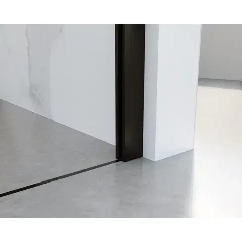 HOPA Walk-in sprchový kout LAGOS CLASSIC 195 Barva rámu Černá, Rozměr A 80 BCLAGO80MBCN