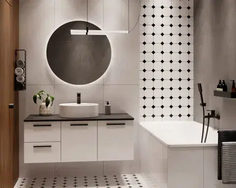 INVENA Umyvadlová baterie BRALOS černá BU-07-004-A