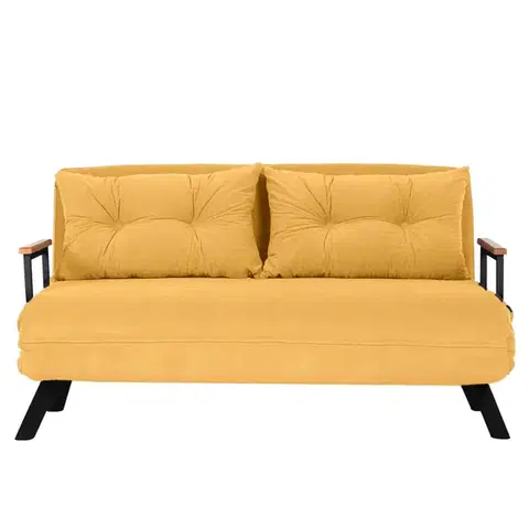 Rozkládací pohovka Sando 2 Mustard