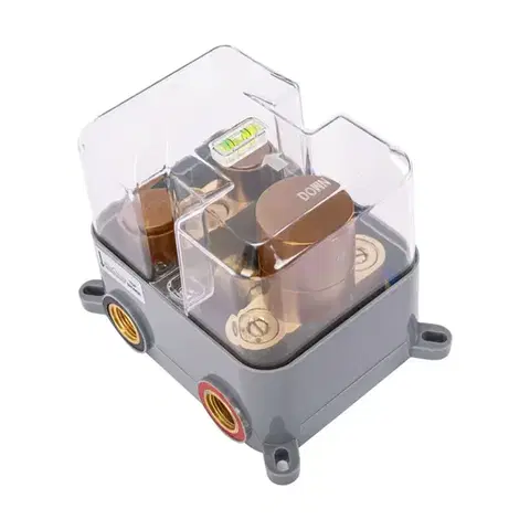 REA Podomítková sprchová sada LUNGO broušená měď + termostat + BOX REA-P8808