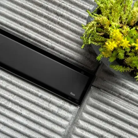 REA Lineární sprchový žlab Neox pro černá 60 REA-G7801