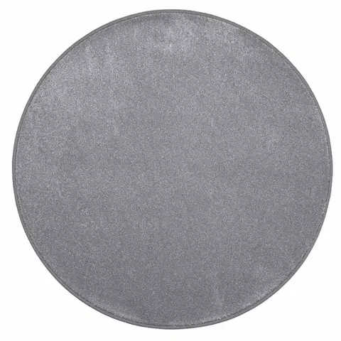 Vopi, Kusový koberec Apollo Soft šedý kruh, 100x100 (průměr) kruh, šedá, chodba / předsíň