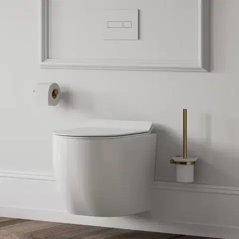 OMNIRES MODERN PROJECT WC štětka zlatá /GL/ MP60620GL