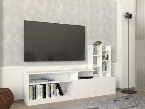 TV stěna / Sestava pod TV Dolunay - White