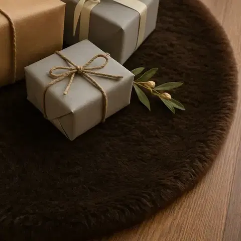 Christmas Tree Rug Yilbasi - Brown 6