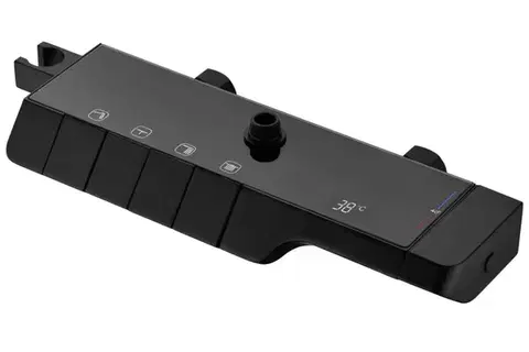 REA Sprchový set s baterií 150mm Lungo termostat ROB černá REA-P6627