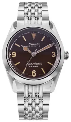 Nivada Grenchen Super Antarctic 3.6.9 Tropical - Bracelet Flat Link