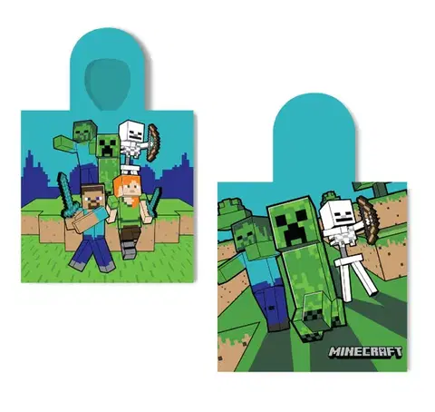 Dětské pončo Minecraft 55x110cm Faro