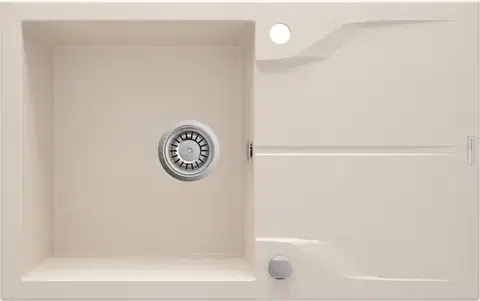 DEANTE Andante beige Granitový dřez s odkapávačem ZQN_5113