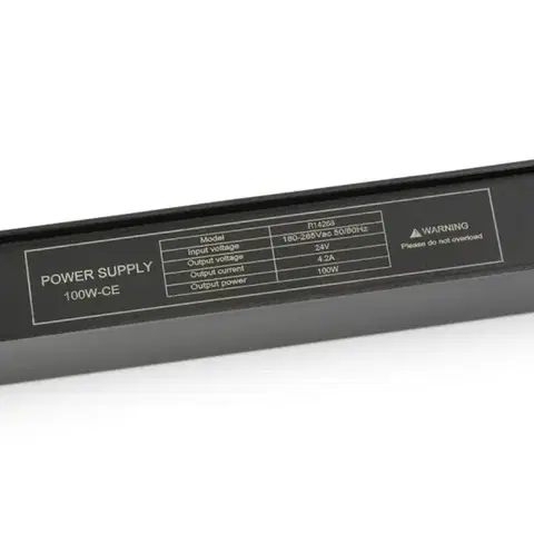 RED - DESIGN RENDL RENDL VEGA driver černá 230V/24V 100W R14268