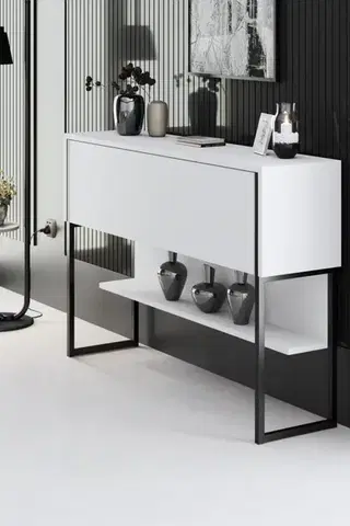 Komoda Luxe - Black, White